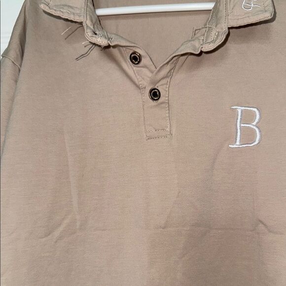 Boys short sleeves polo style ‘B’ initials tee NWOT - Picture 4 of 7